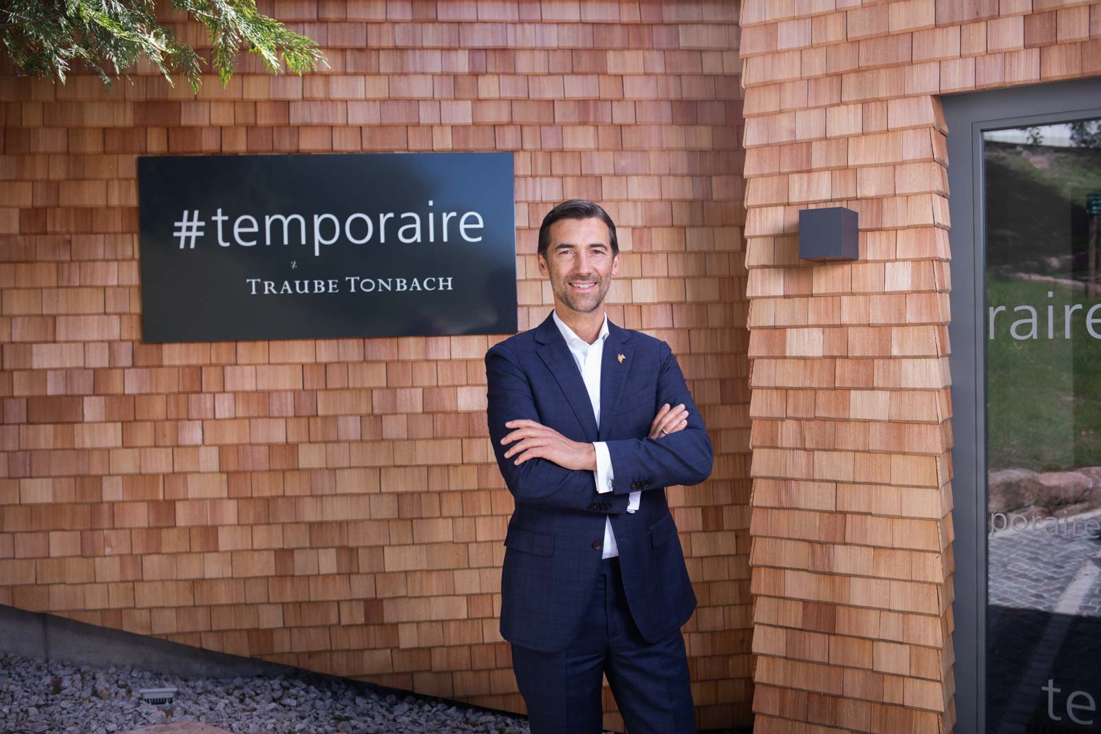 Portrait von Stephane Gasse, Direktor des Restaurants Traube Tonbach