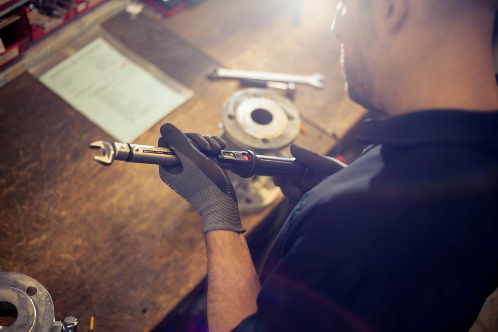 Montage in einem Industriebetrieb